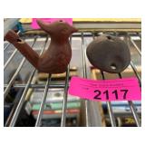 Two Vintage Ceramic Bird Whistles