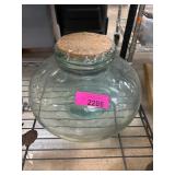 Glass Jar with Cork Lid