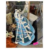 Striped Fabric Hammock and Assorted Items