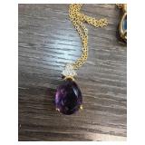 14k Gold Fill Necklaces with Gemstone Pendants