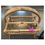 Handcrafted Bamboo Magazine Rack