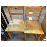 Wooden Chairs With Backrests