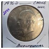 1976-D Eisenhower Bicentennial Dollar Coin