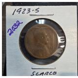 1923-S Lincoln Wheat Cent in Holder