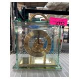Seiko Skeleton Mantel Clock With Glass Case