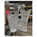 Bohemia Czech Republic Crystal Vases