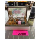 Mini Perfume Bottles in a Decorative Box