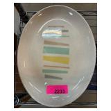 Vernonware Speckled Oval Serving Platter