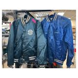 Two Vintage Satin Jackets: Taylor Trucking and Tro