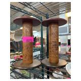Wooden and Metal Industrial Spools
