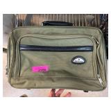 Samsonite Green Fabric Carry-On Luggage