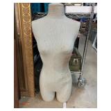 Abstract Patterned Mannequin Bust Display