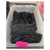 Black Socks With Purple Polka Dots Dead Soxy