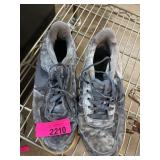 Nike Air Velvet Sneakers in Gray with Gum Soles Sz