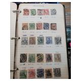 Binder of International Postage Stamps