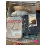 Bedding Items Including Flannel Twin Set