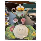 Spode Floral Haven Plates and Miscellaneous Items