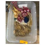 Decorative Tassels in Gold and Red