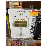 Circleware Glass Cake Dome with Pedestal