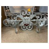 Ornate Metal Wall-Mounted Candle Holder