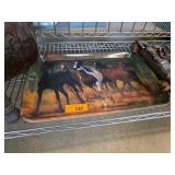 Western-Themed Tray and Photo Frame Set