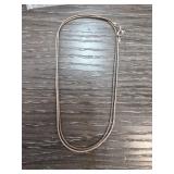 Sterling Silver Herringbone Necklace