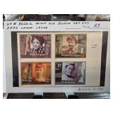 Mint NH 2002 US #3666A Block Set of Four Stamps