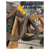 Rustic Metal and Wood Clamps