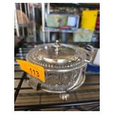 Warranted Hard Soldered Glass and Metal Dish