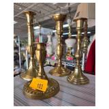 Brass Candle Holders in Varied Designs