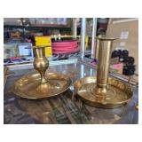 Brass Chamberstick Candle Holders