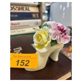 Radnor Bone China Floral Shoe Figurine