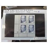 1992 US Scott #2184 Earl Warren Block of 4