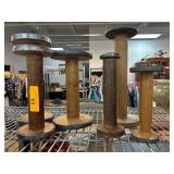 Vintage Wooden Textile Spools