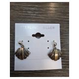 Sterling Silver and 14k Gold Dangle Earrings