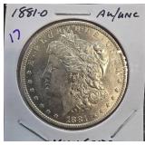 1881-O Morgan Silver Dollar in High Grade