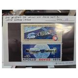 Apollo Soyuz 1975 Mint Pair Set Stamps