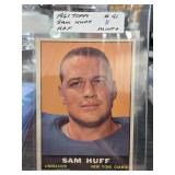 1961 Topps #91 Sam Huff Football Card