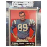 1961 Topps Gino Marchetti HOF #7 Football Card
