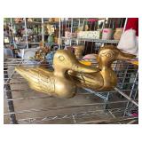 Brass Duck Figurines