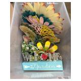 Colorful Metal Garden Decor Assortment