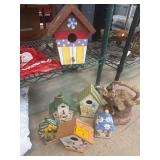 Six Decorative Birdhouses