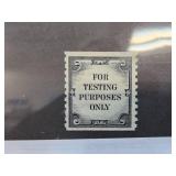 US TD107 Mint NH 1962 Test Stamp