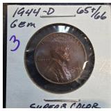 1944-D Lincoln Wheat Cent in Gem Condition