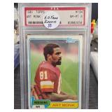1981 Topps Art Monk PSA 8 H.O.F. Rookie Card