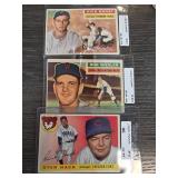 1950s Baseball Cards Featuring Groat, Wiesler, Hac