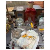 Glassware, Plates, and Linens