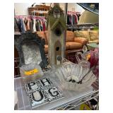 Decorative Items with Birdhouse