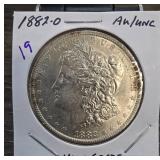 1882-O Morgan Silver Dollar in High Grade