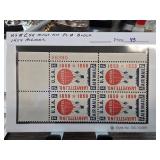1959 US C54 Airmail Plate Block